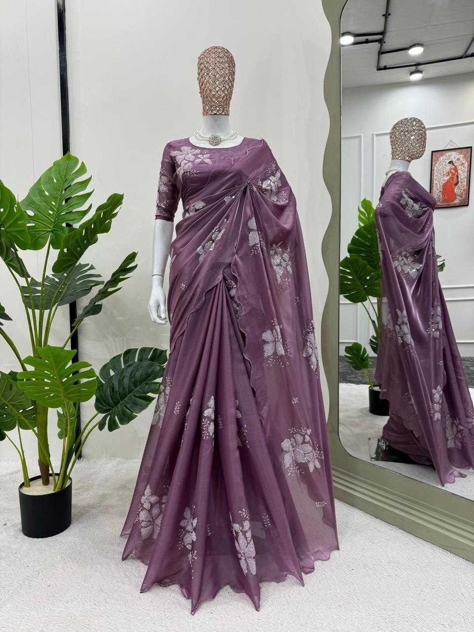 YNF JIMMY CHOO JHT CHAAYA SAREES WHOLESALE FANCY CHIFFON JIMMY CHOO RAKHI SAREES MANUFACTURER     